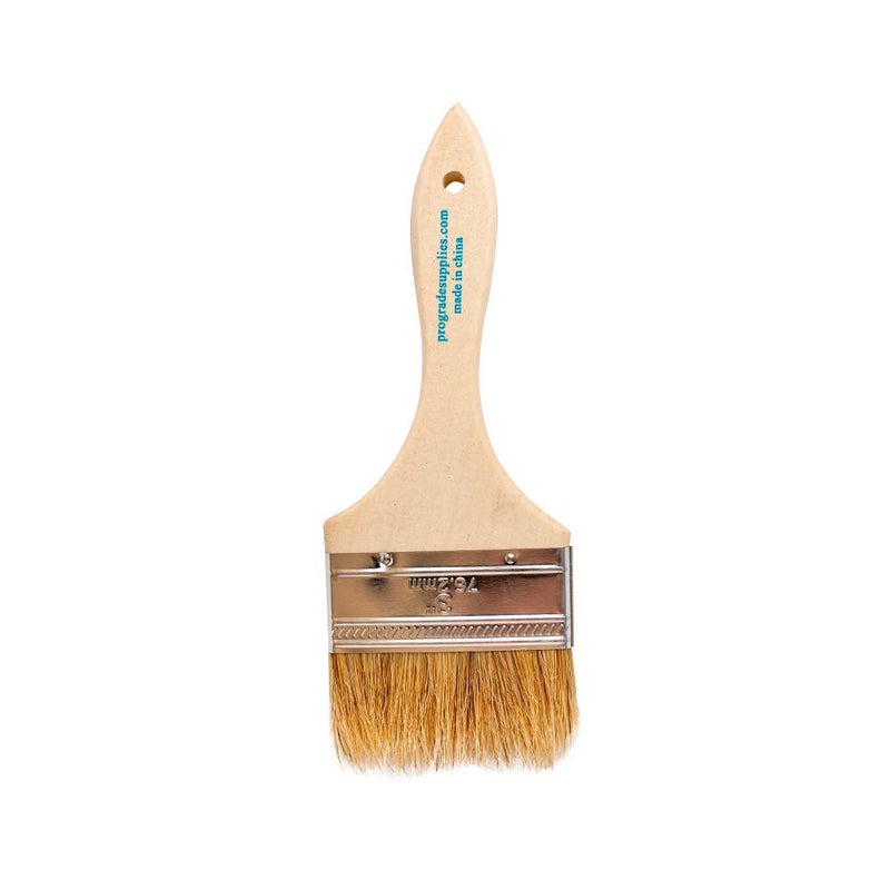 Pro-Grade Pro Grade - Chip Paint Brushes - 12 Ea 3 Inch Chip Paint Brush Light Brown - Image 5